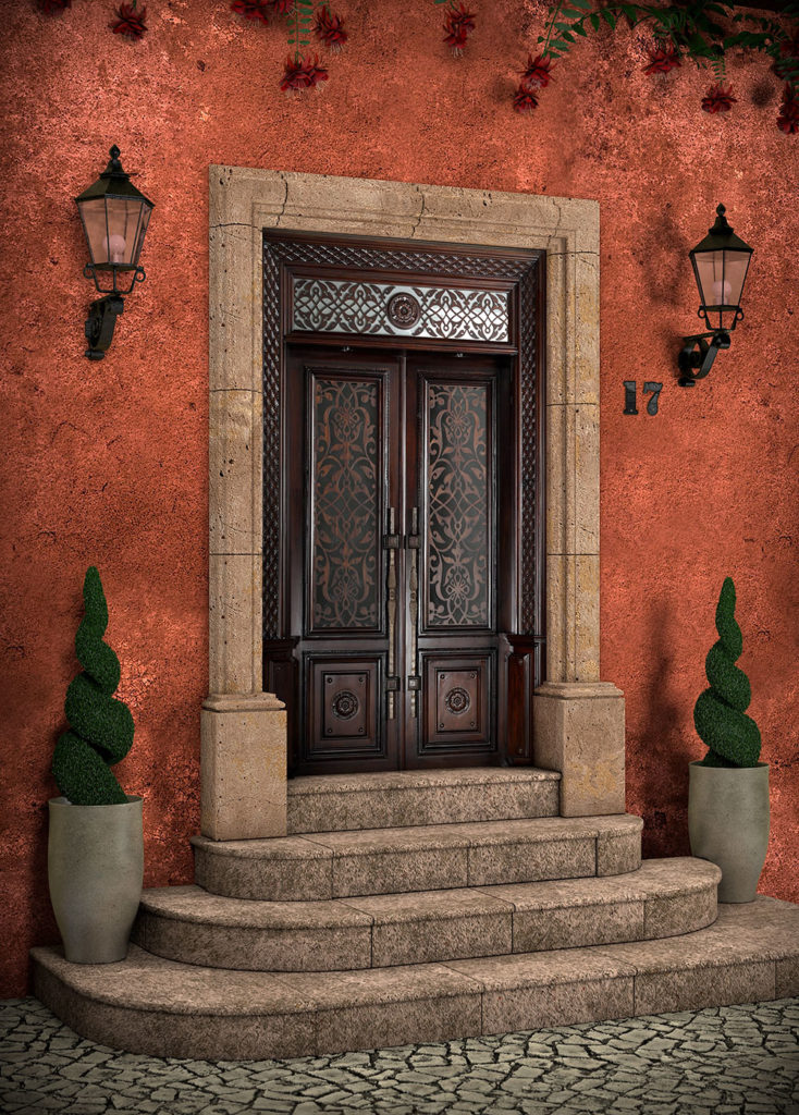 Art-Boulle-Notte-Araba-Wood-door