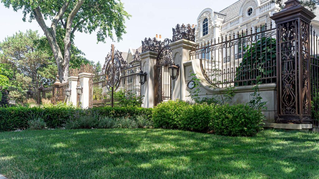 Palace Gate utilizing cast aluminum to hand produce every detail